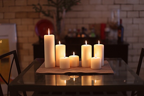 Декоративные свечи для интерьера