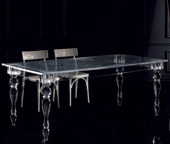 Прозрачная элегантность: новое поколение мебели