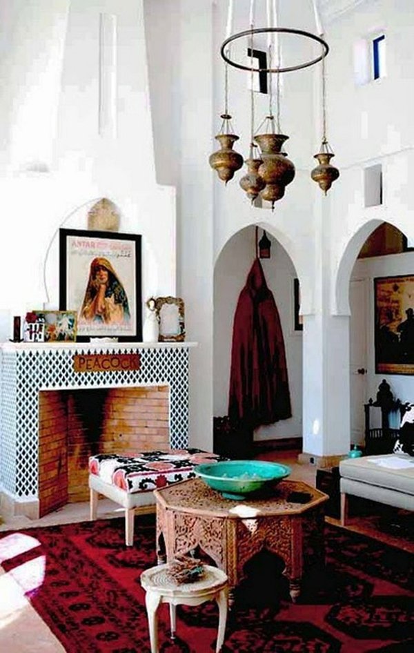 Гостиная в марокканском стиле