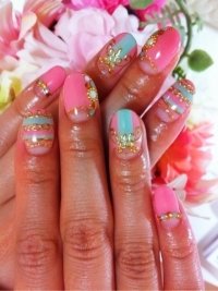 Идеи милых разноцветных ногтей