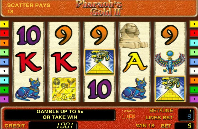 Игровой автомат Золото Фараона 2