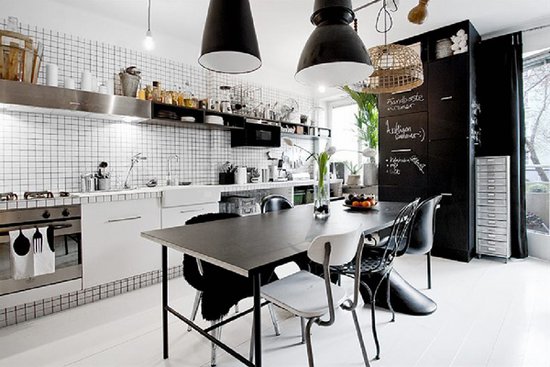 Идеи дизайна интерьера кухни в индустриальном стиле