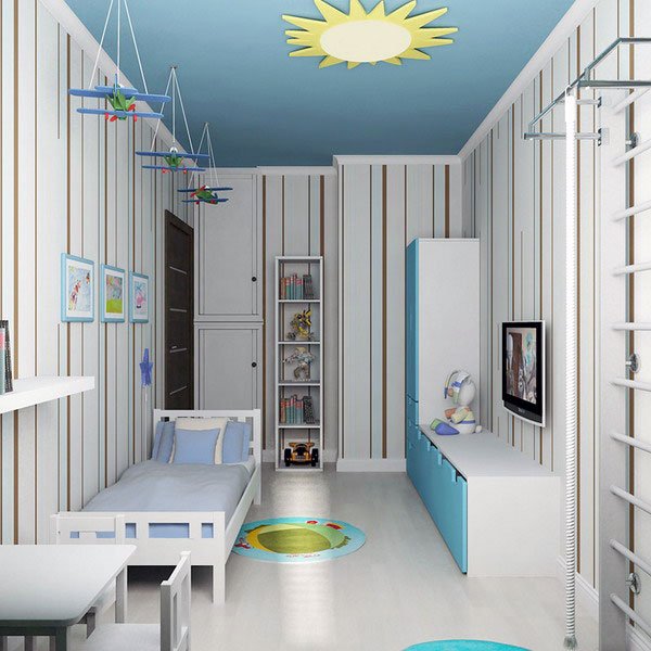 Дизайнерские идеи модной детской комнаты